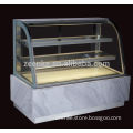 Curved Glass Cake Display Refrigerator /pastry refrigerator/deli cases for sale
